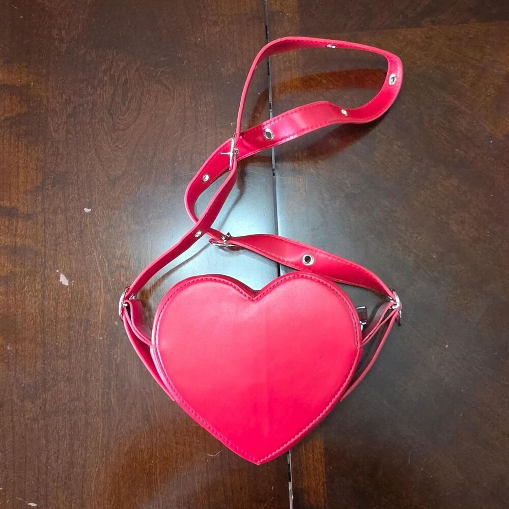 Unbranded Women's Red and Silver Bag
